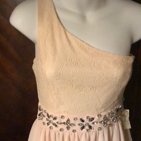 Cute One-Shoulder Cocktail Dress - Picture 5 of 8